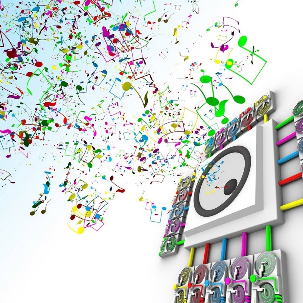 Звуки музыки из динамиков