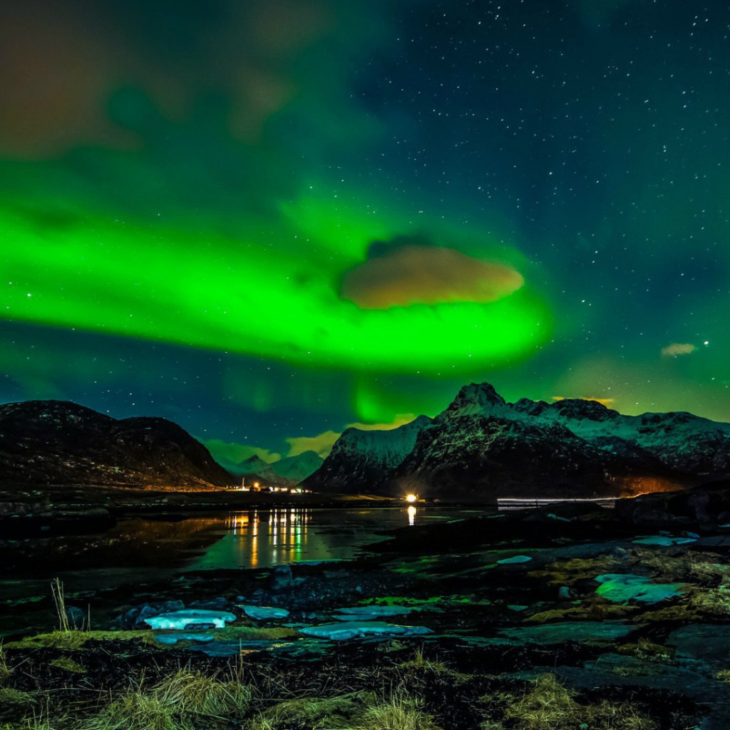 Фантастическое северное сияние