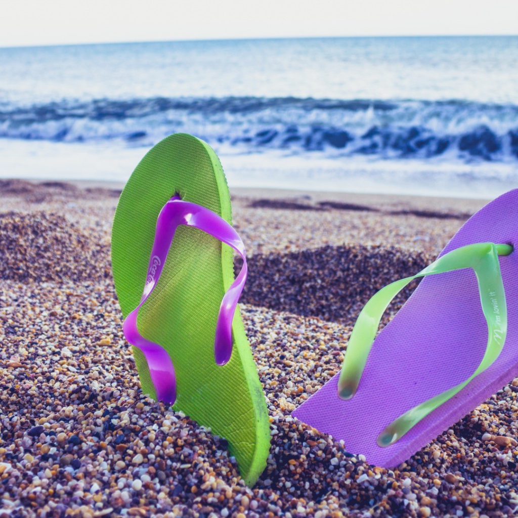 Тапки, для прогулок по пляжу