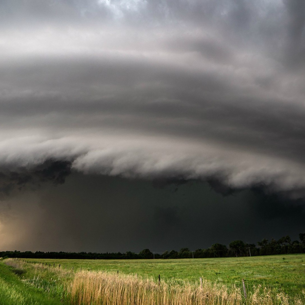 Мощная гроза в Небраске США