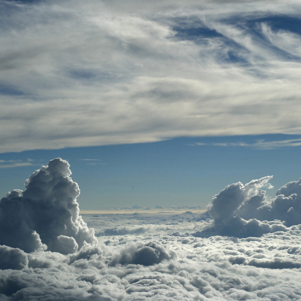 Фото облаков сверху