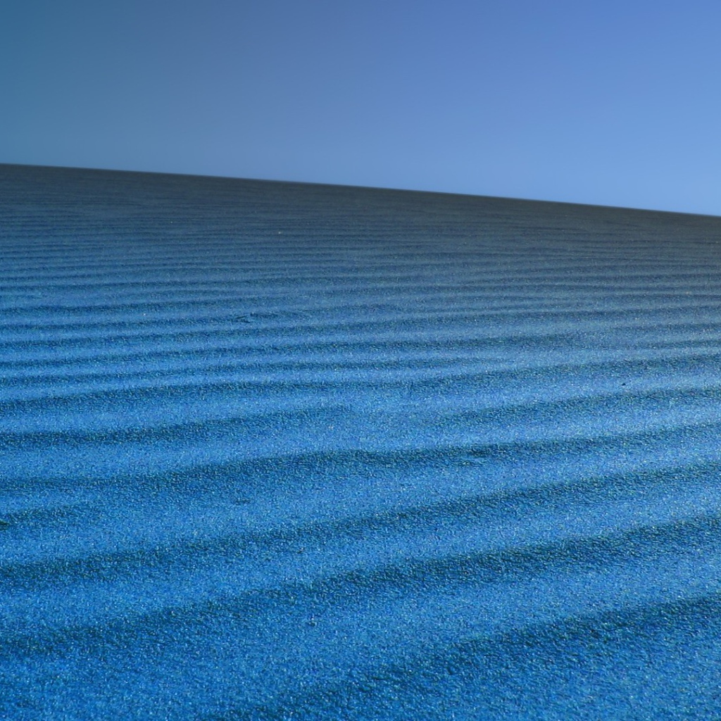Голубой песок пустыни