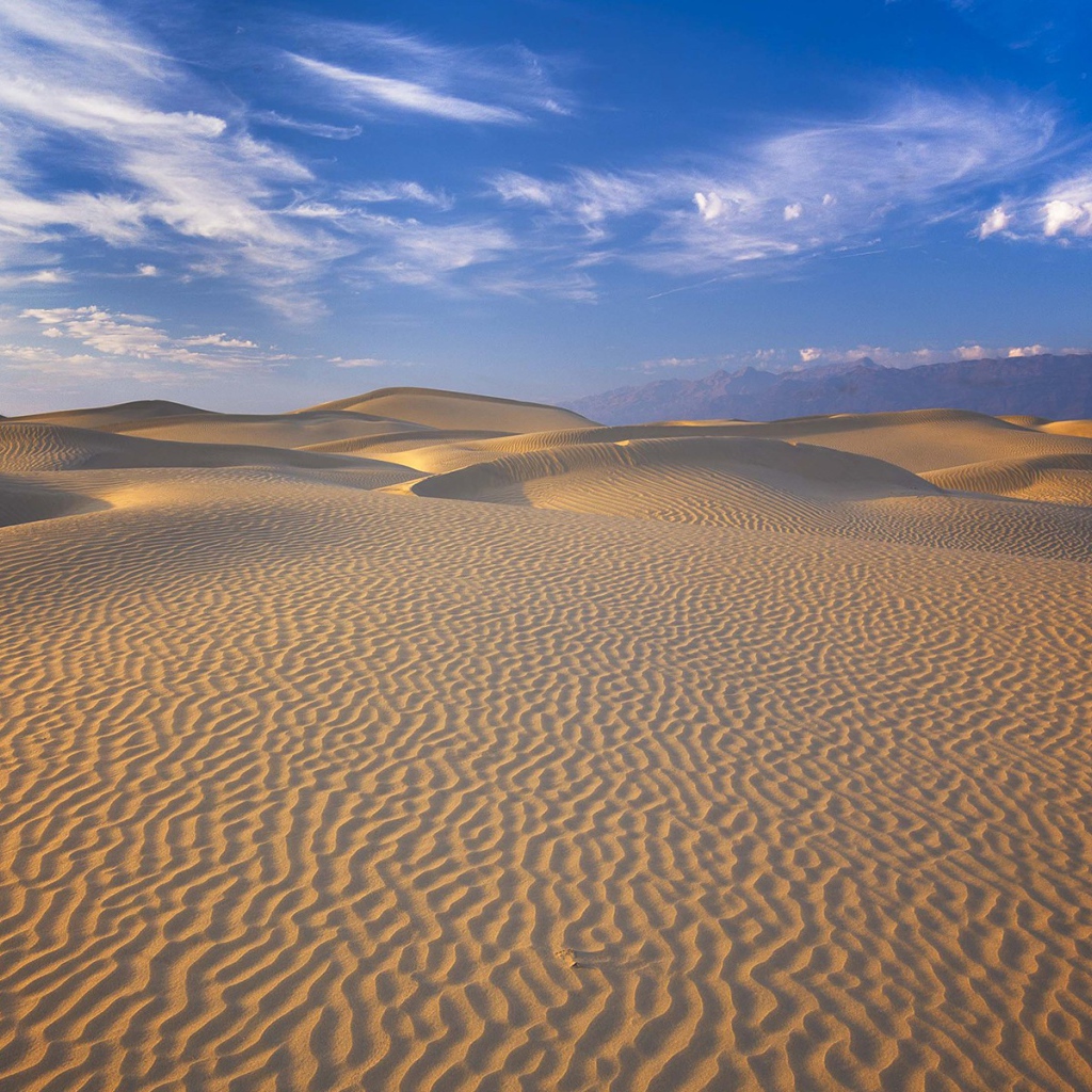 Рябь песка в Долине смерти