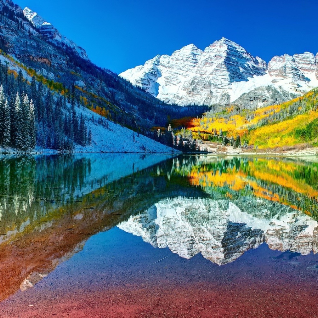 Все краски осени и зимы в горах