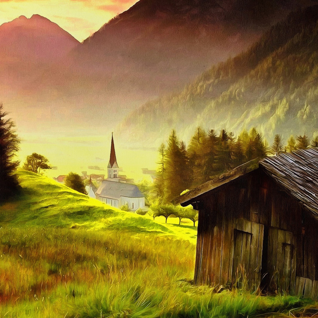 Сказочно красивый горный пейзаж