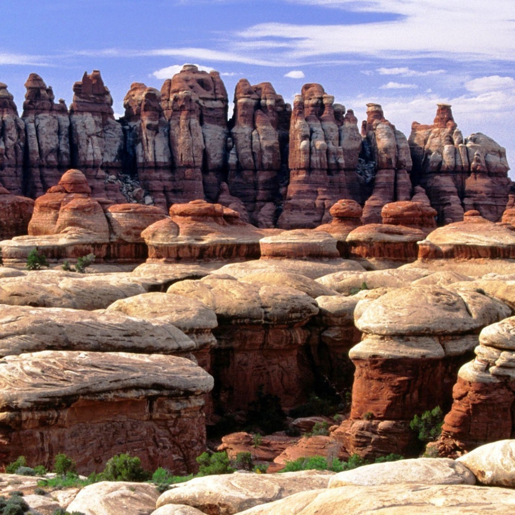 Необычные скальные образования - работа ветра