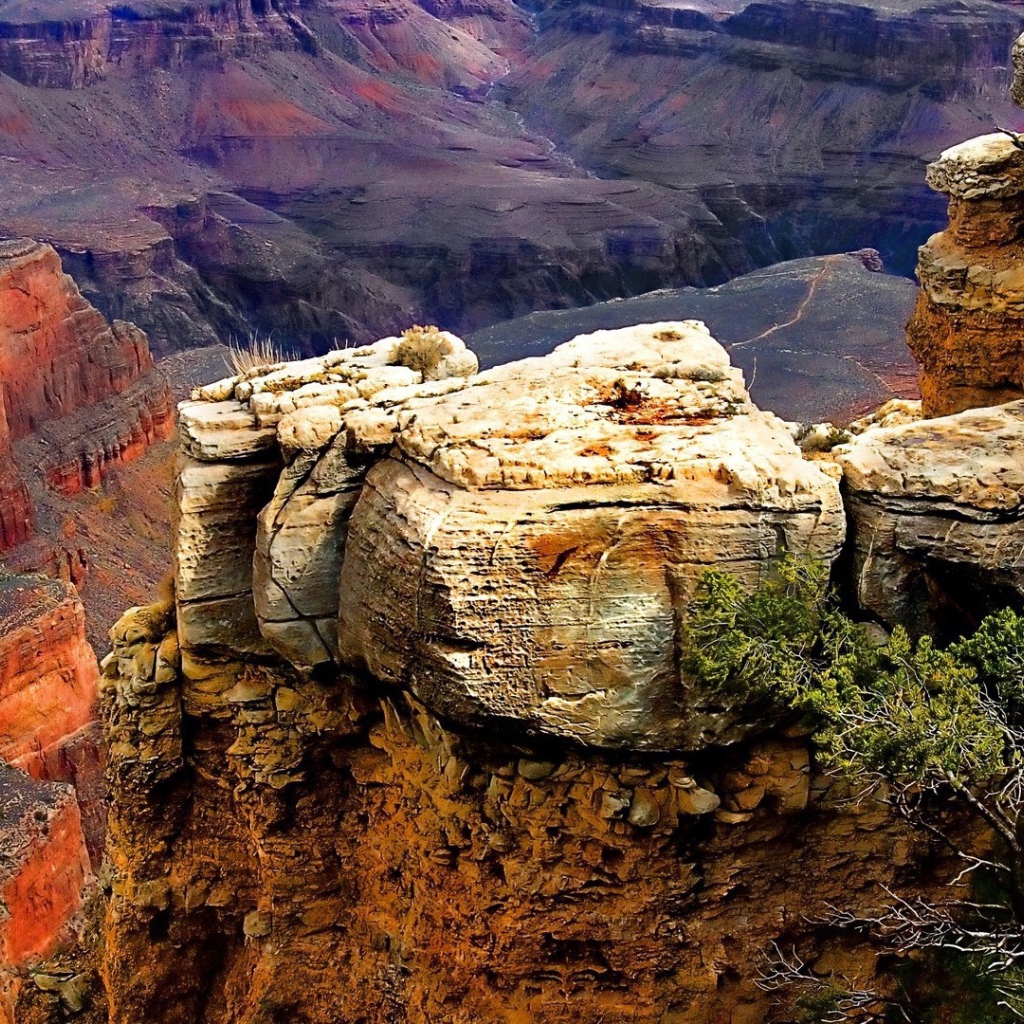 Дикие мертвые скалы в каньоне