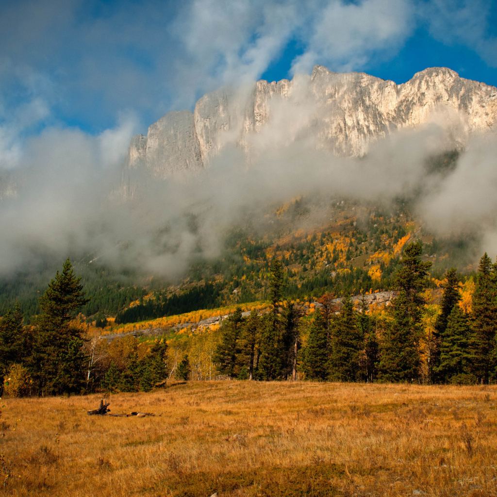 Облачный день в горах
