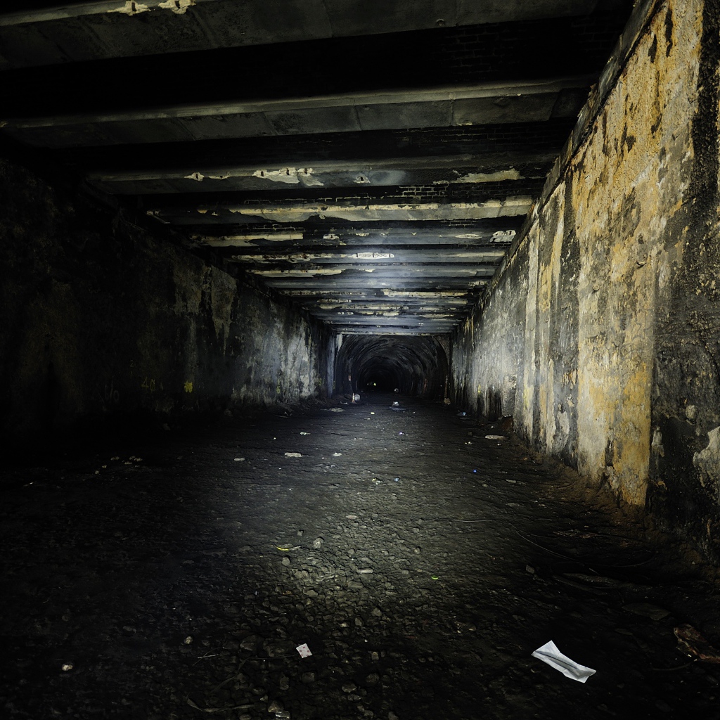 Угольная выработка в шахте