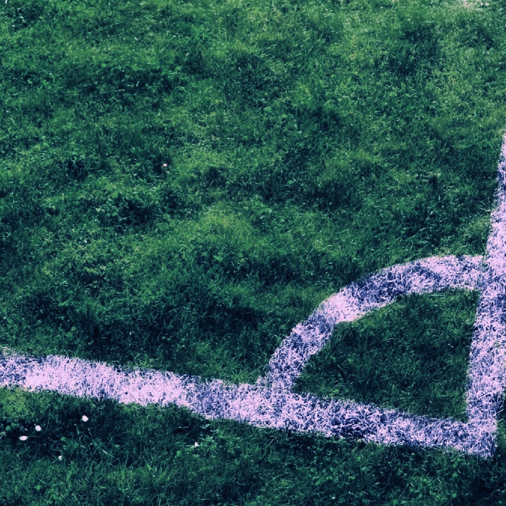 Угловая разметка на футбольном поле