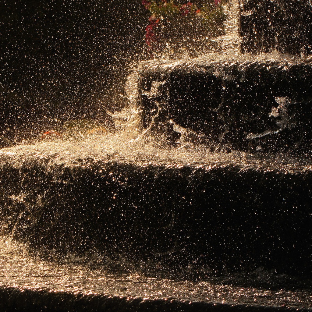 Ливень на ступенях