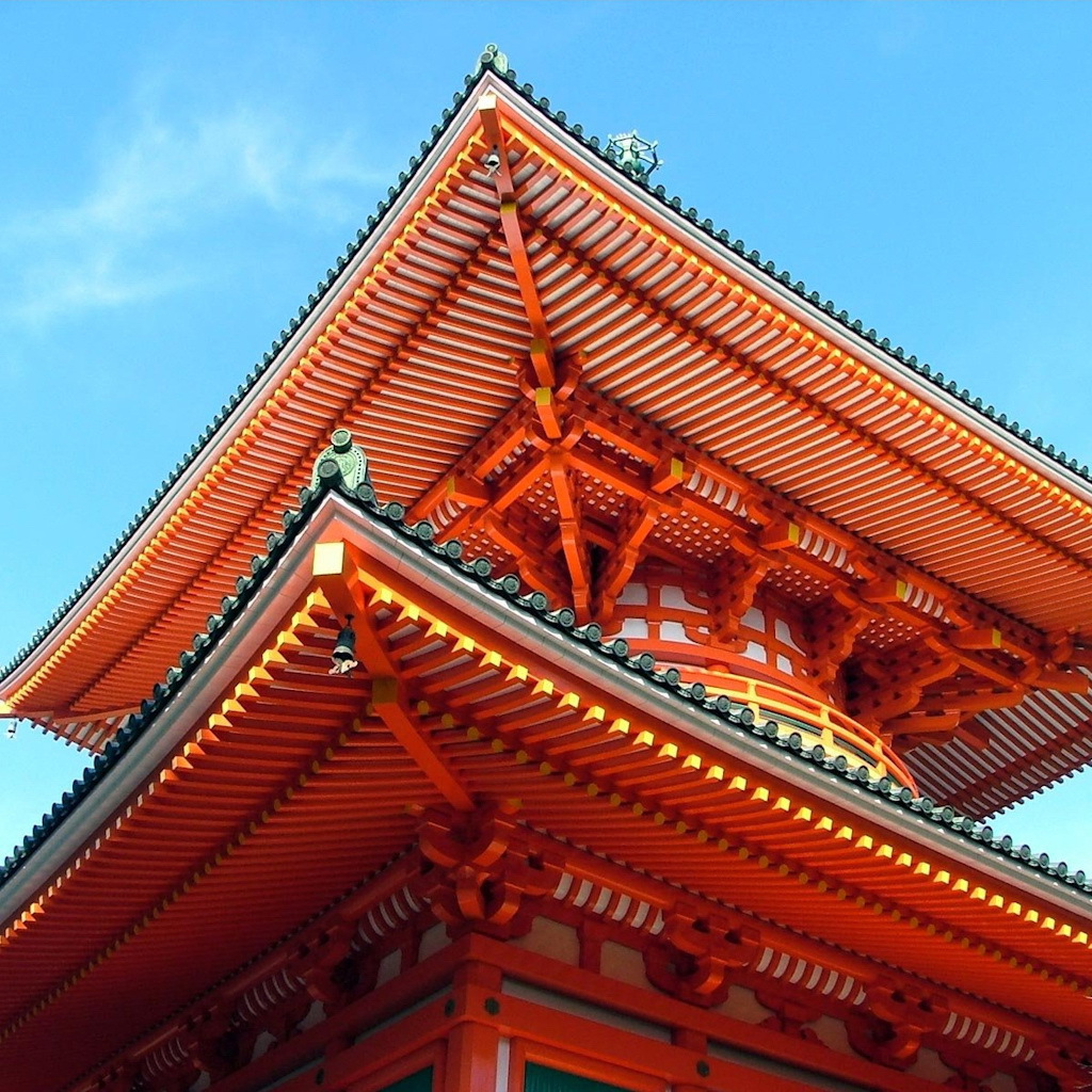 Крыша буддийского храма