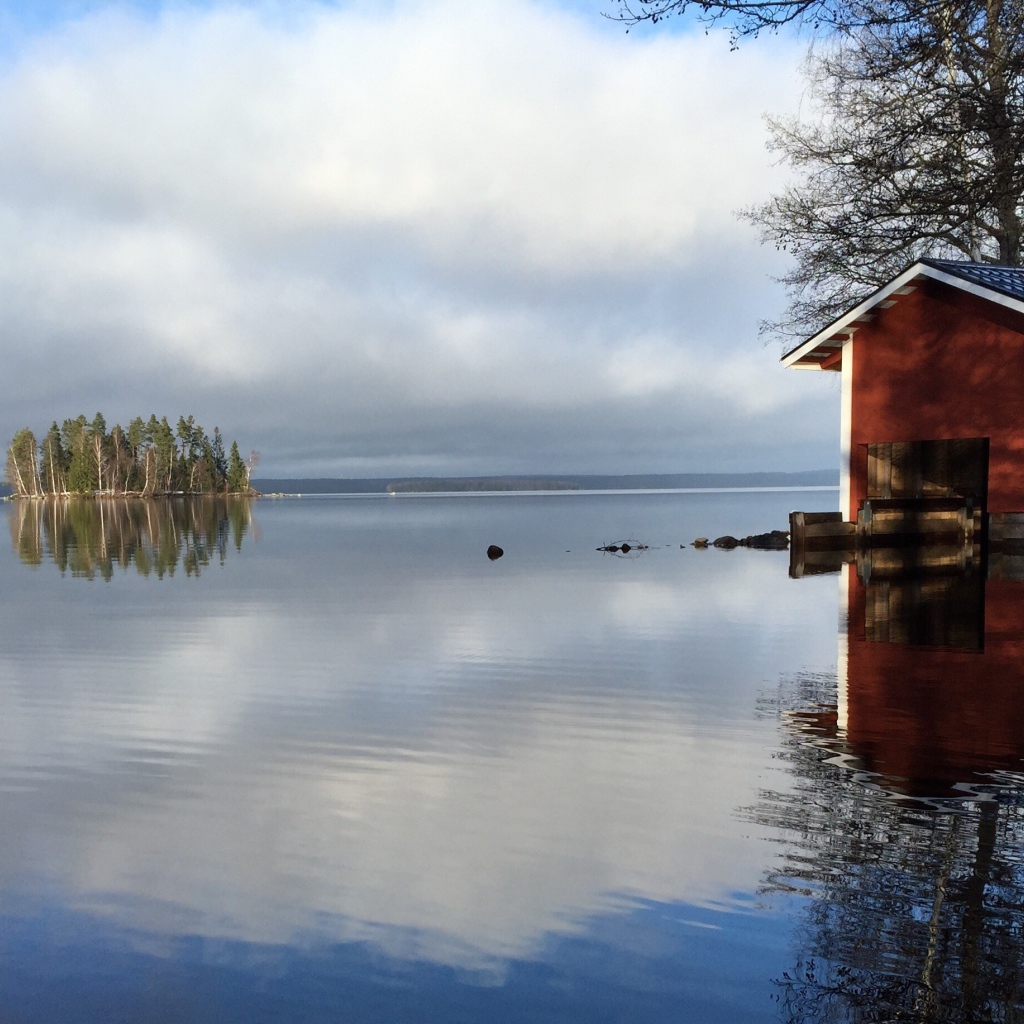 Весеннее половодье на реке