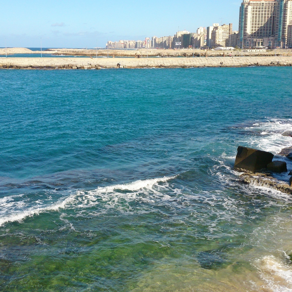 Морское побережье в Египте