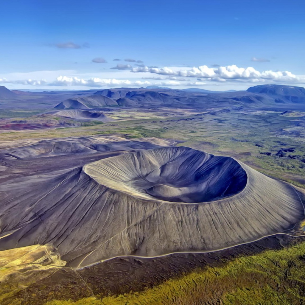 Жерло старого спящего вулкана