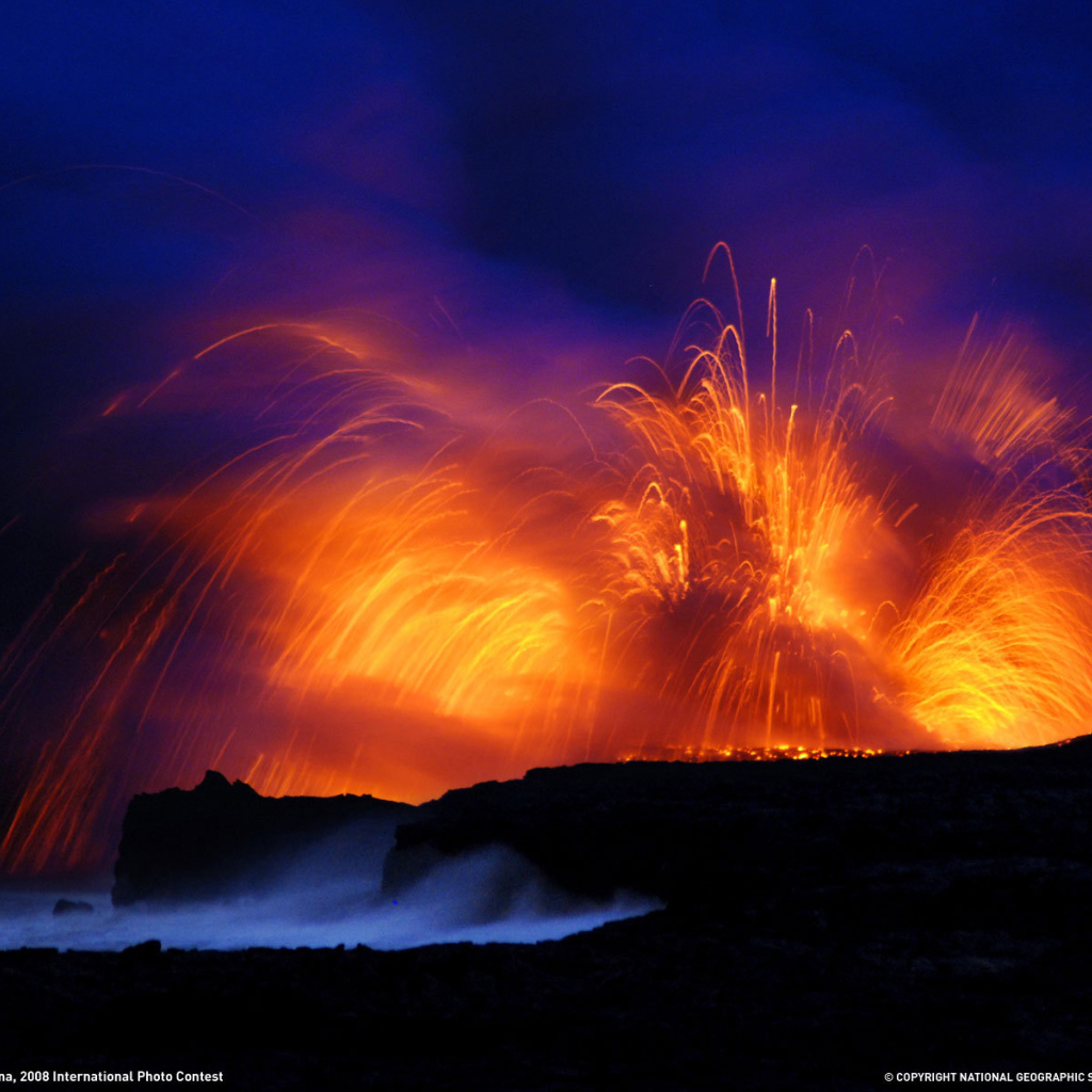 Грандиозное извержение вулкана