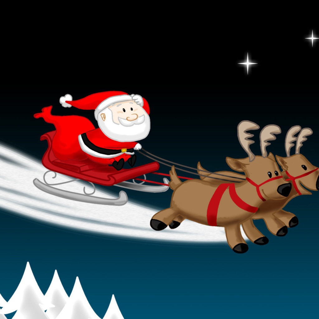Дед Мороз спешит к нам в гости