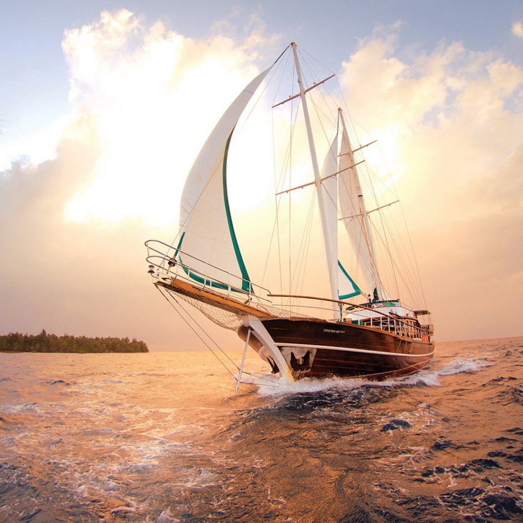 Роскошная яхта на Мальдивах