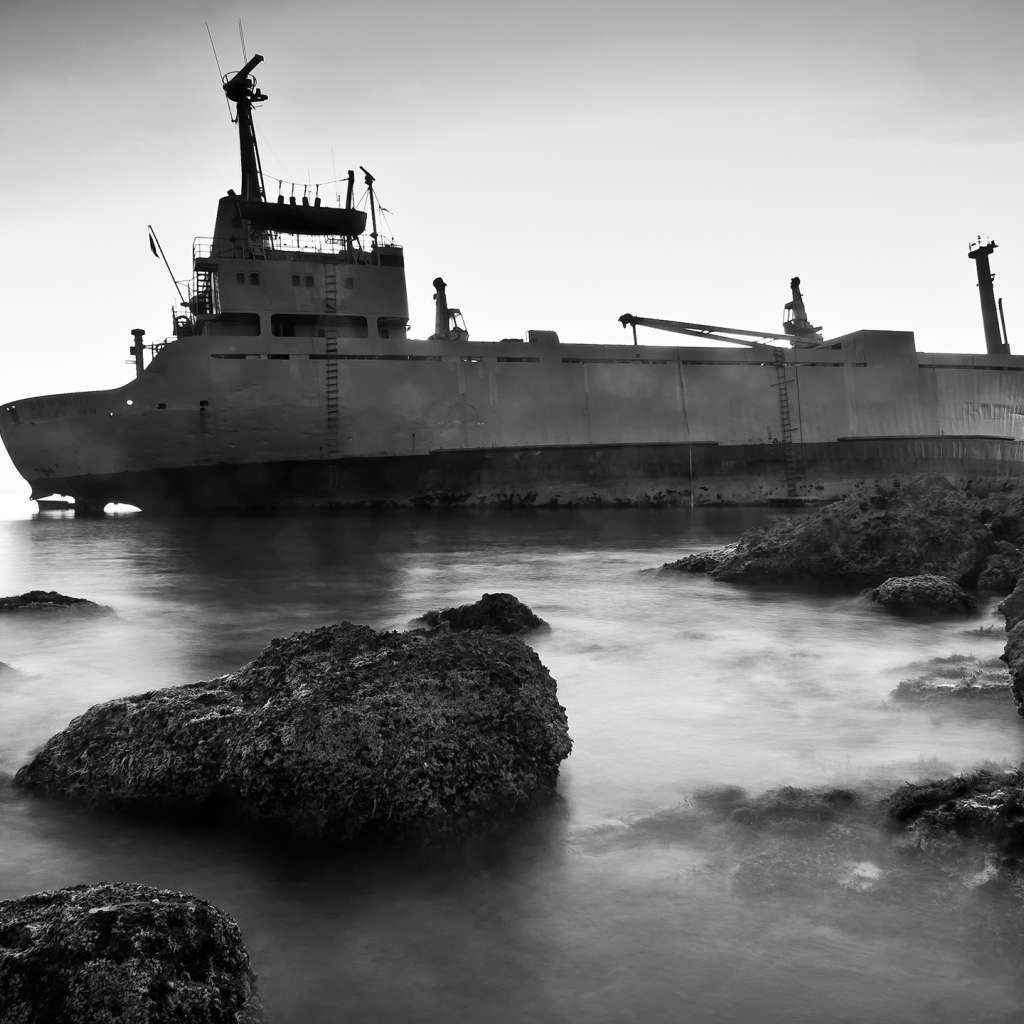 Корабль у рифов