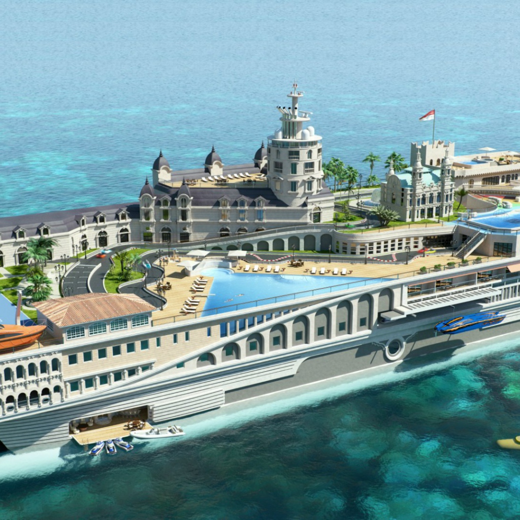 Необыкновенная концепт-яхта Streets of Monaco