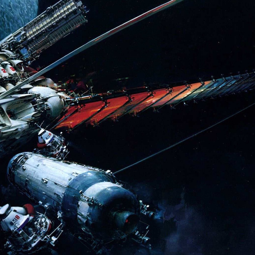 Мост между космическими станциями на орбите