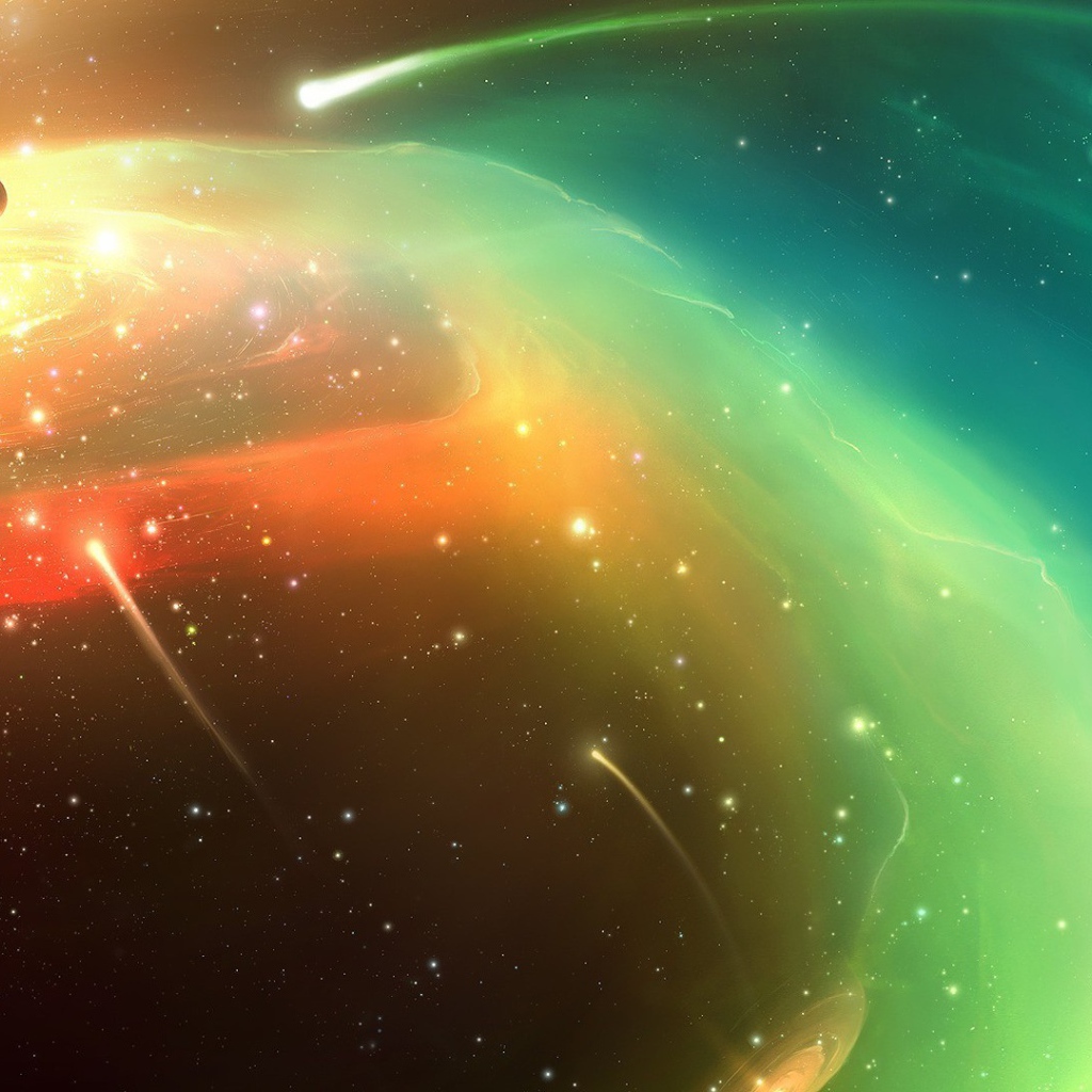 Облако комет в космосе