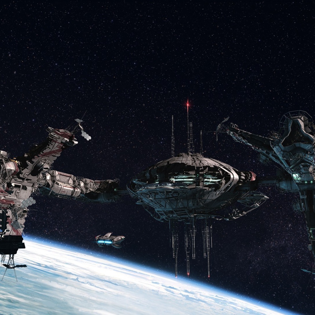 Строительство околоземной космической станции