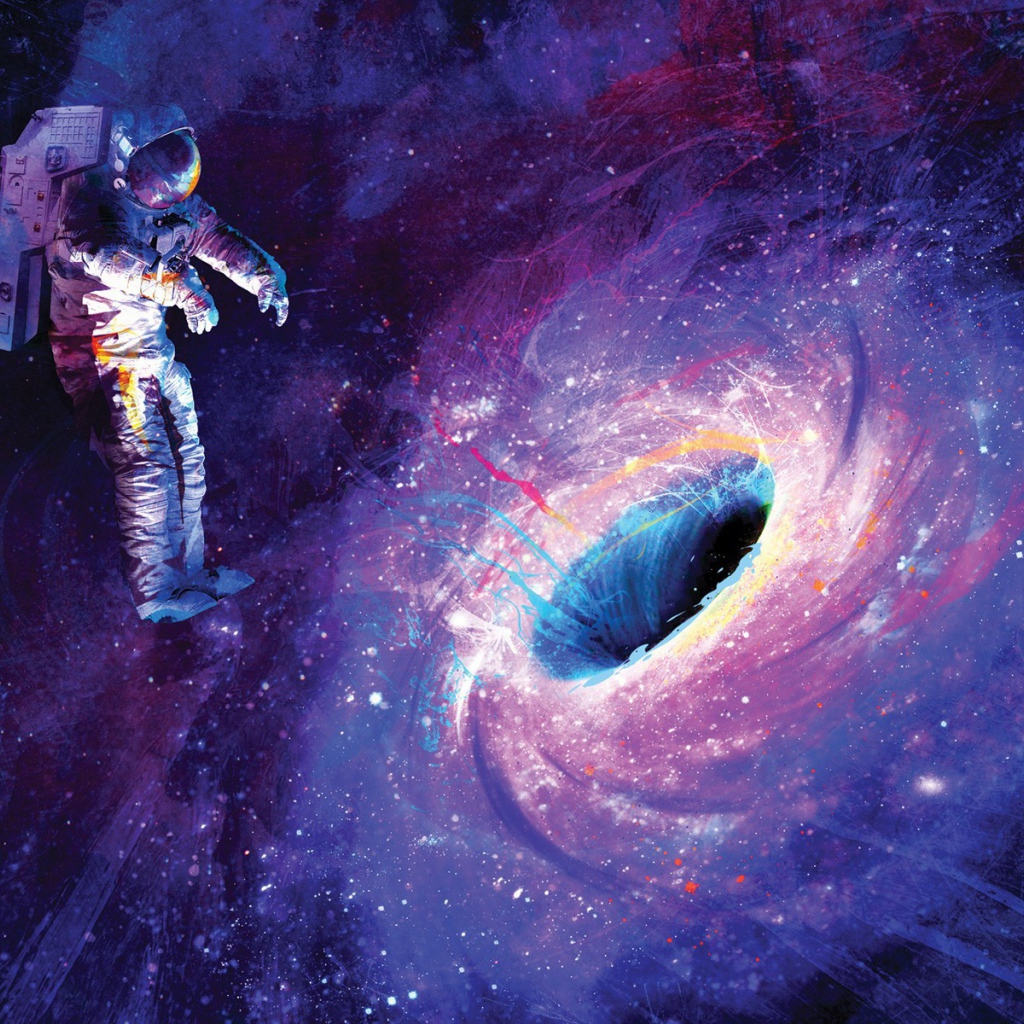 Космонавт попал в притяжение черной дыры