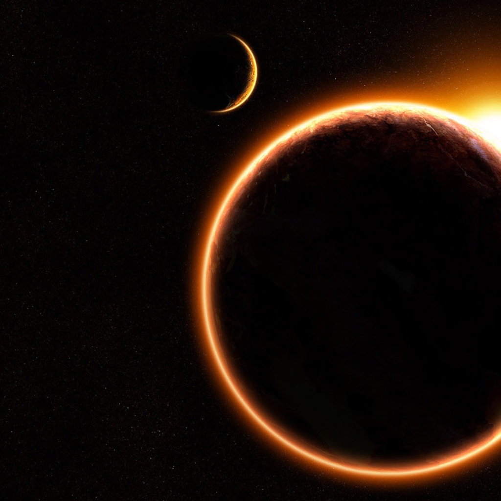 Земля заслоняет Солнце