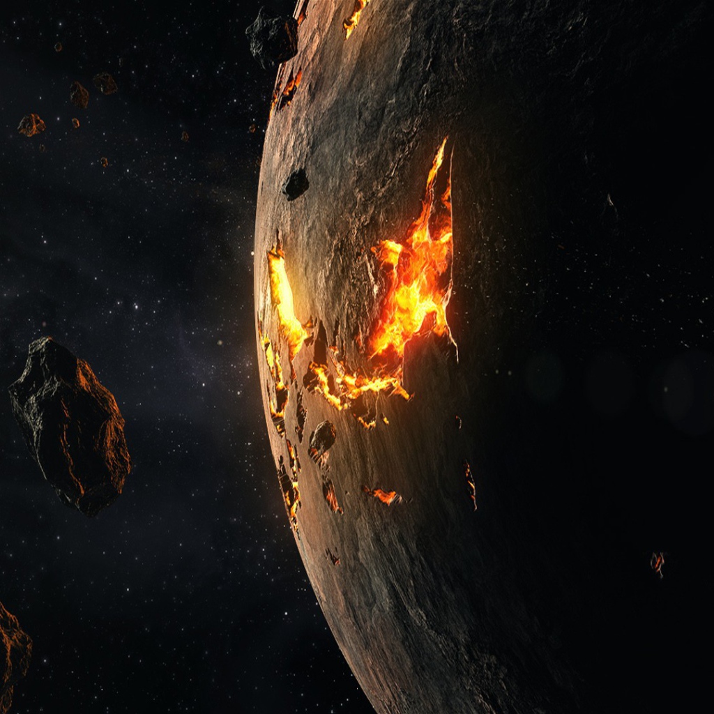 Огненные раны на поверхности планеты