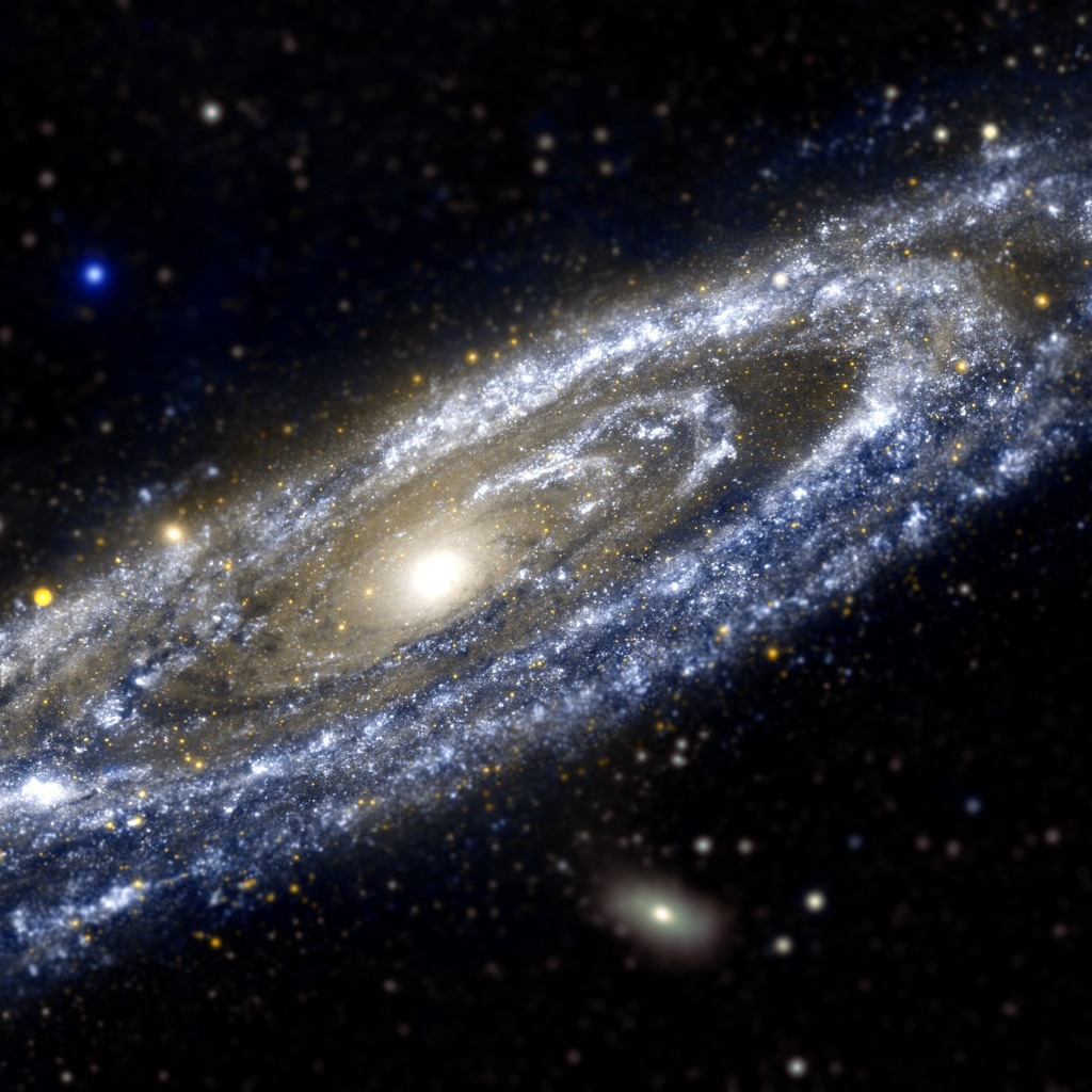 Ближайшая наша соседка галактика Андромеда