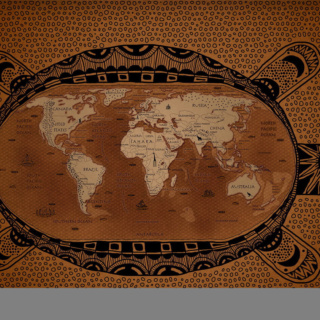 Планета Земля на черепахе