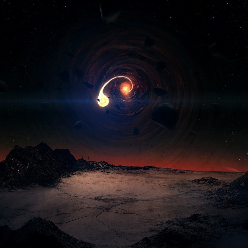 Планета неотвратимо летит в черную дыру