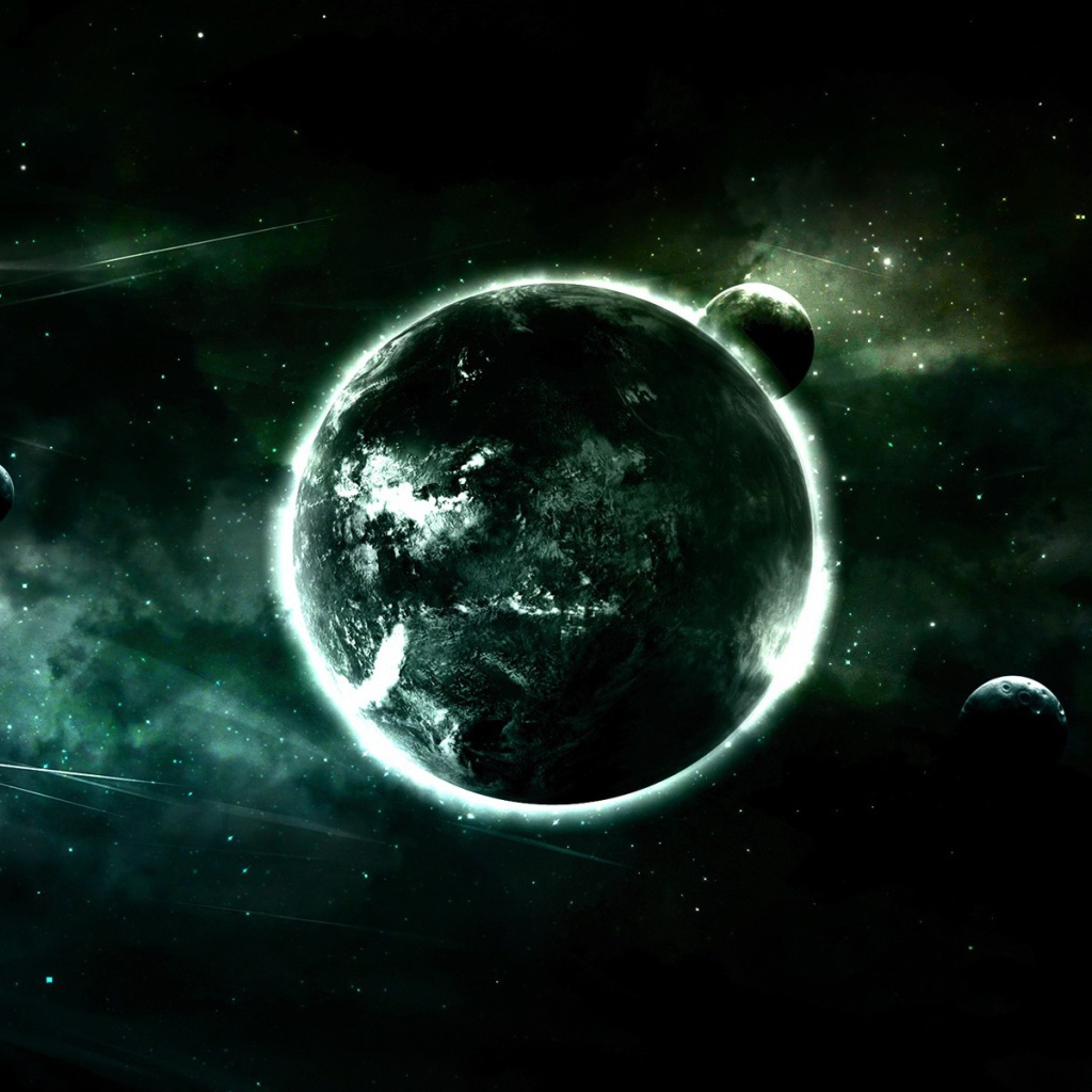 Планета в алмазном кольце