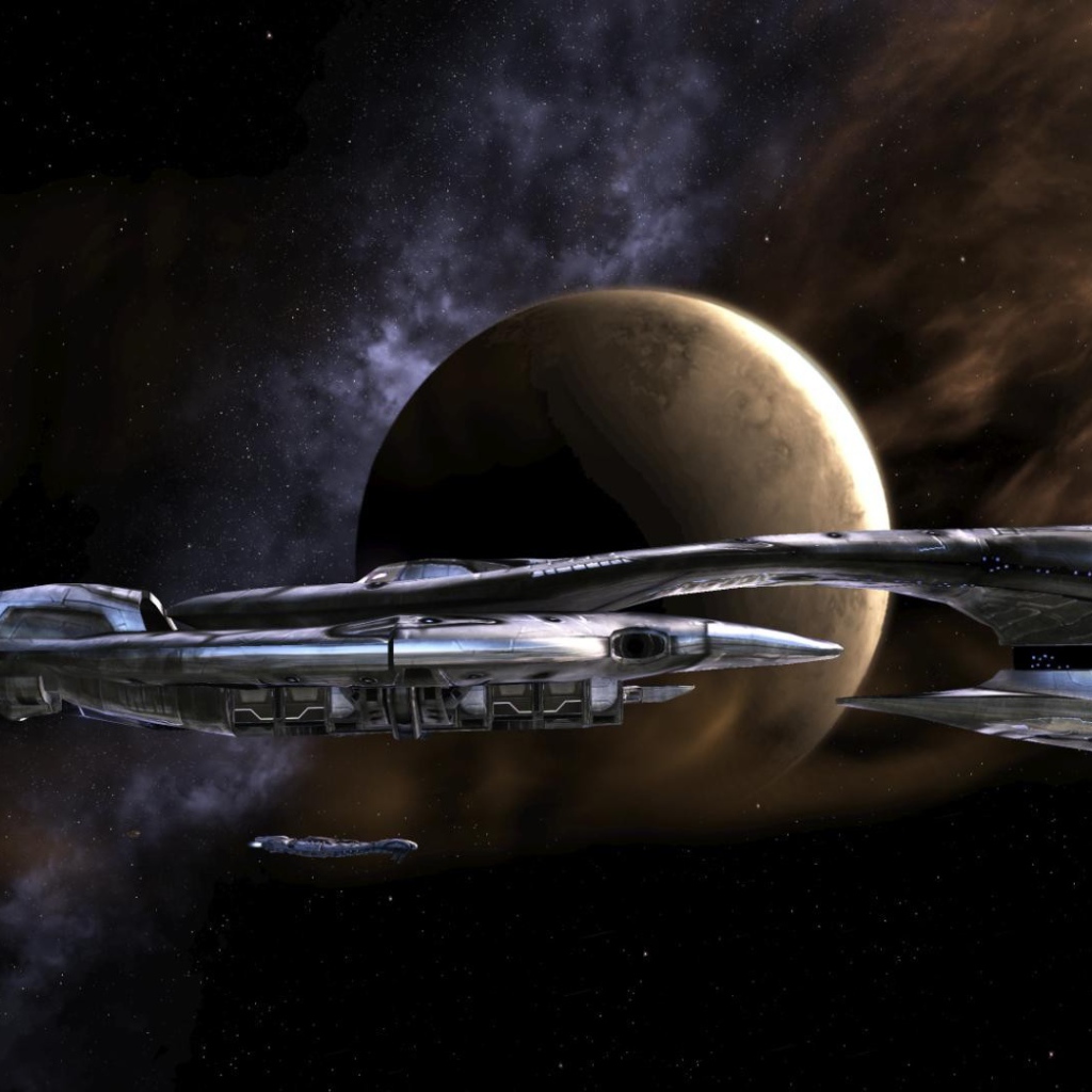 Исследовательский корабль на краю галактики