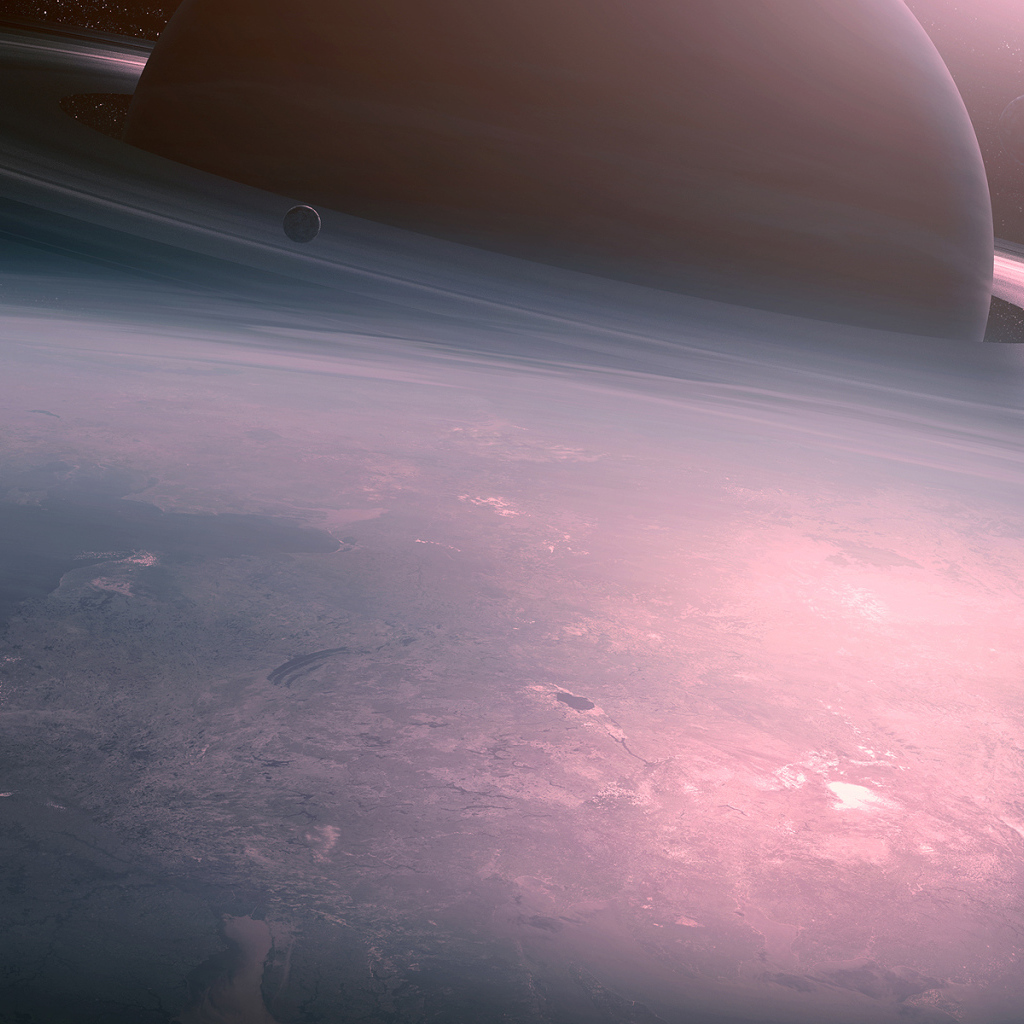 Сатурн и его спутники