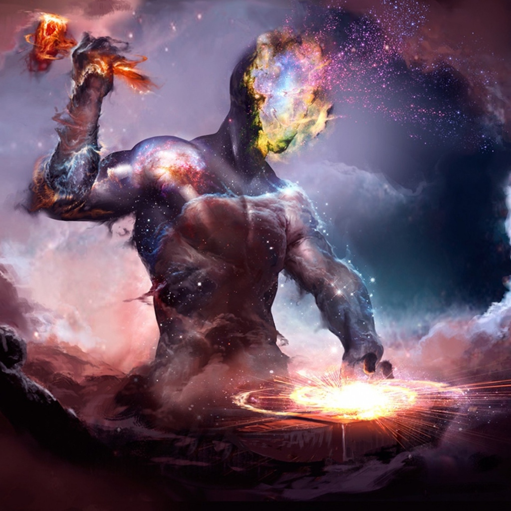 Кузнец галактик за работой