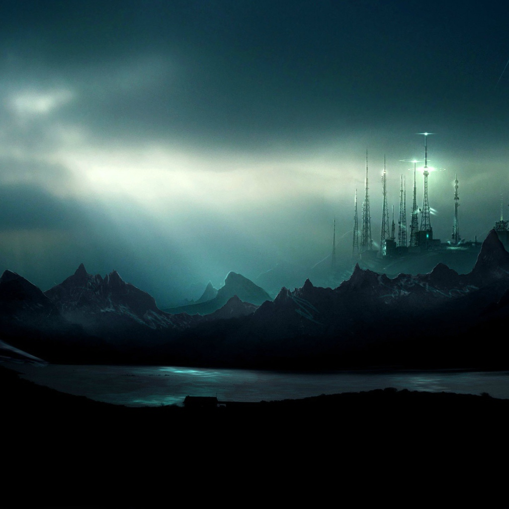 Мир инопланетной цивилизации