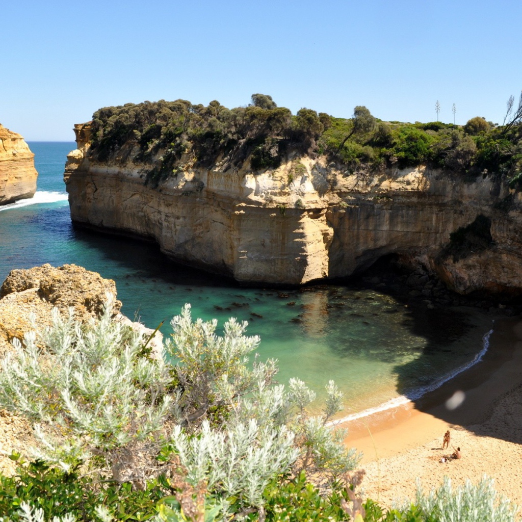 Обрывистые берега в Австралии