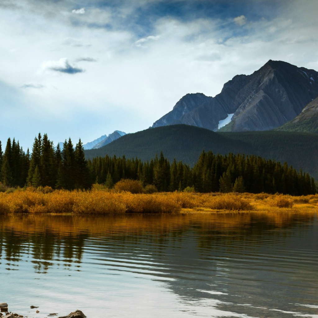 Верхнее озеро Кананаскис. Альберта, Канада
