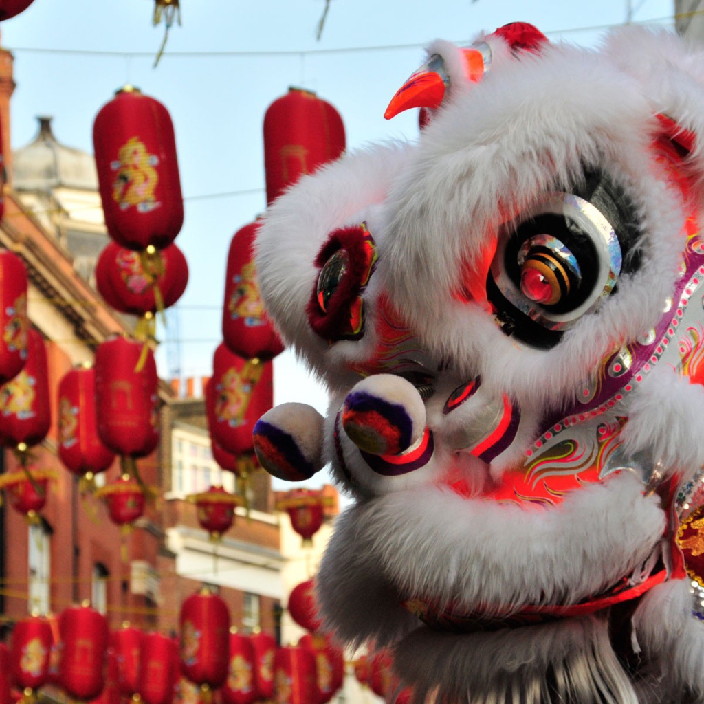 Украшение на улице в Китае