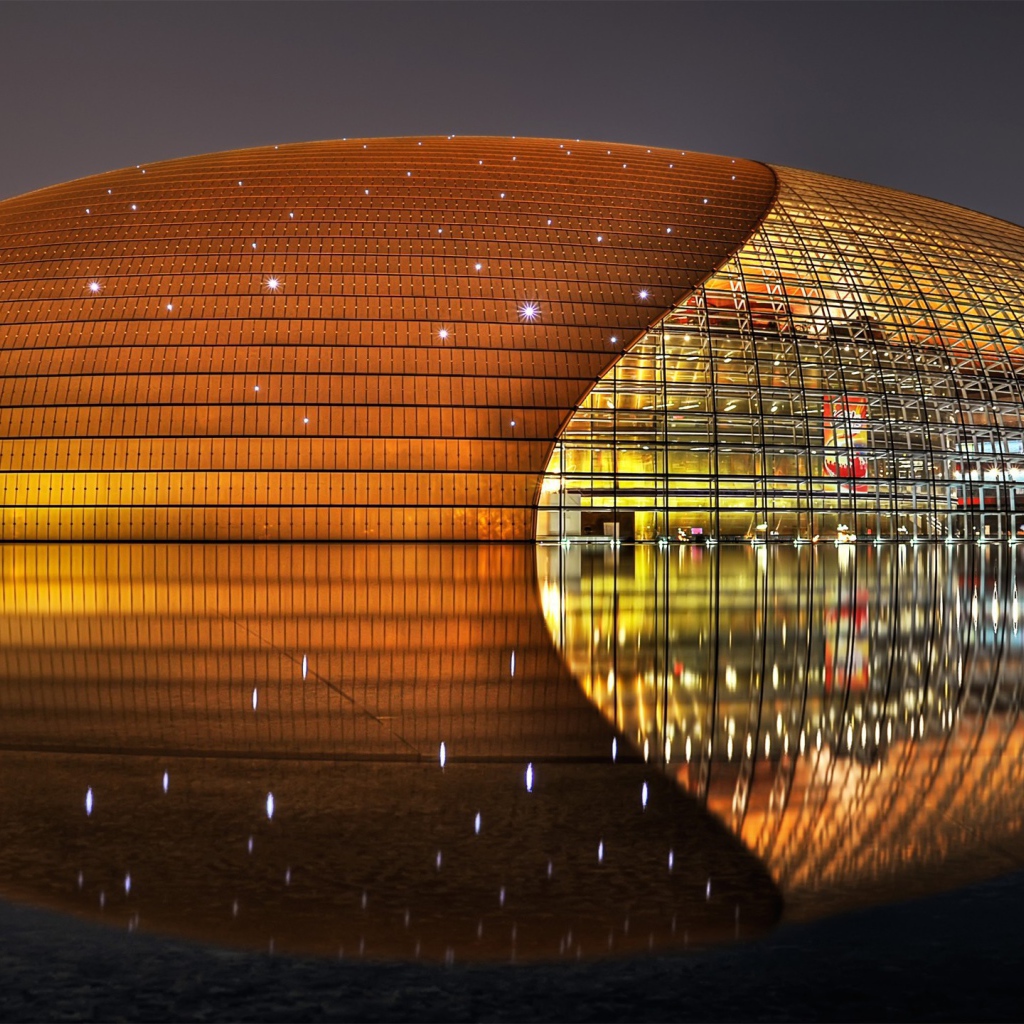 Современная архитектура стадиона в Китае