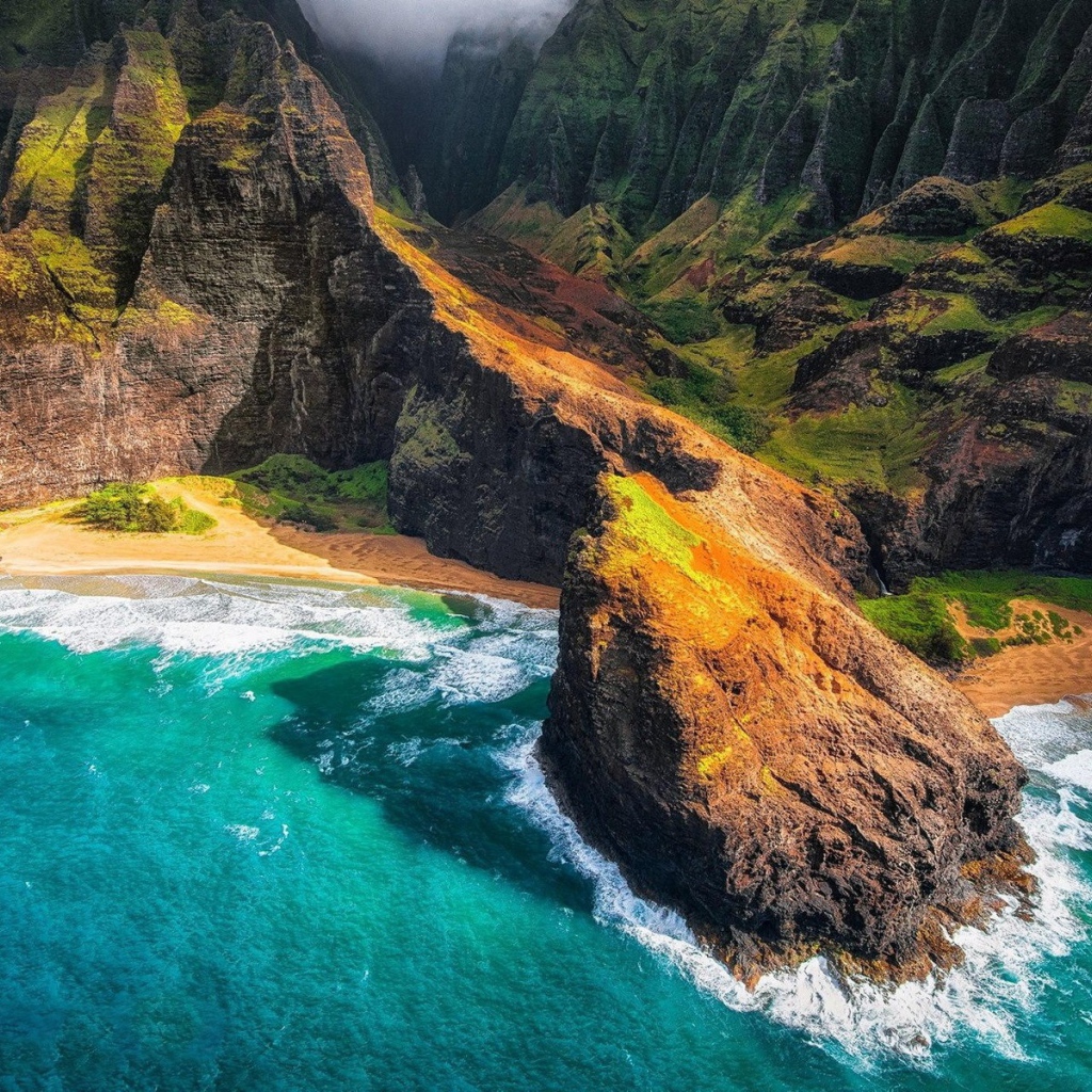 Красочное побережье Кауаи, Гавайи