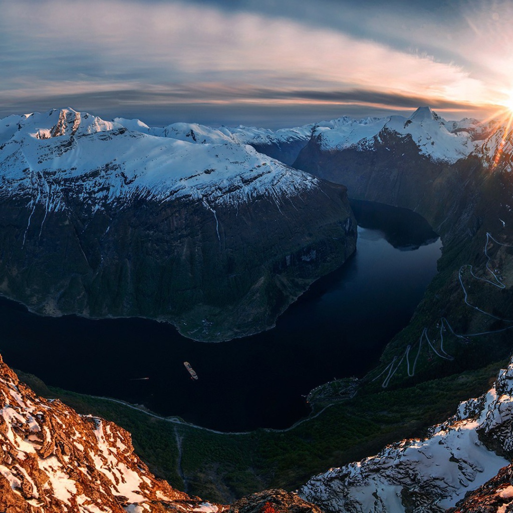 Красивые норвежские фьорды