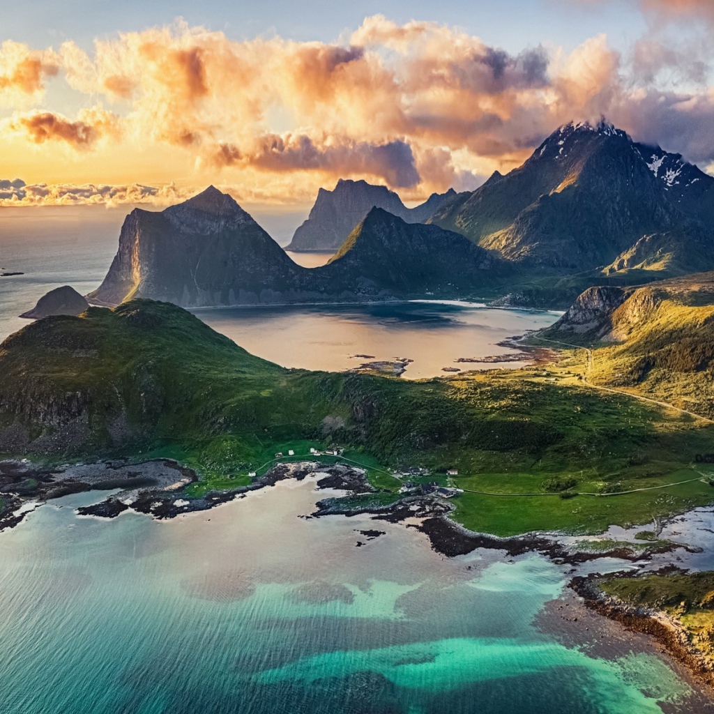 Сказочное побережье в Норвегии