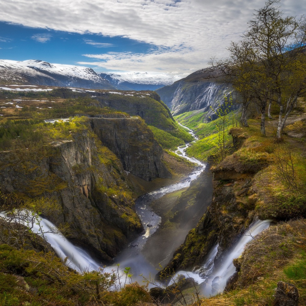 Река в овраге, Норвегия