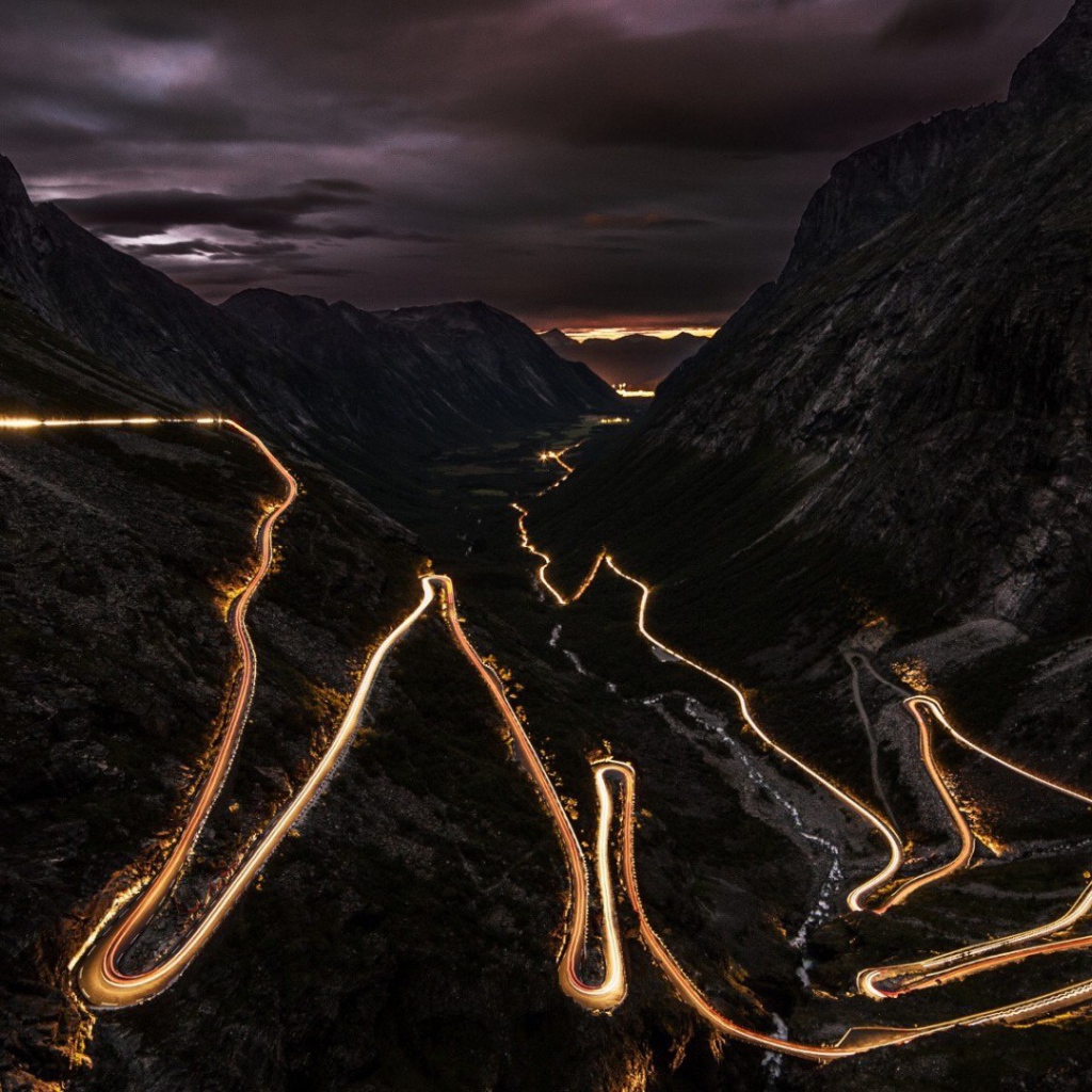 Горная дорога Тролльстиген Норвегия