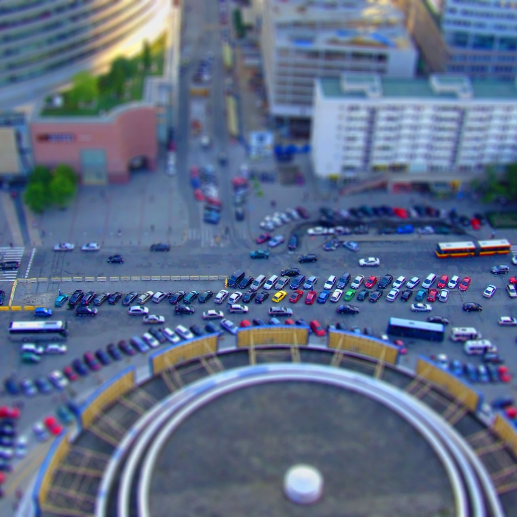 Городская площадь в Варшаве, Польша