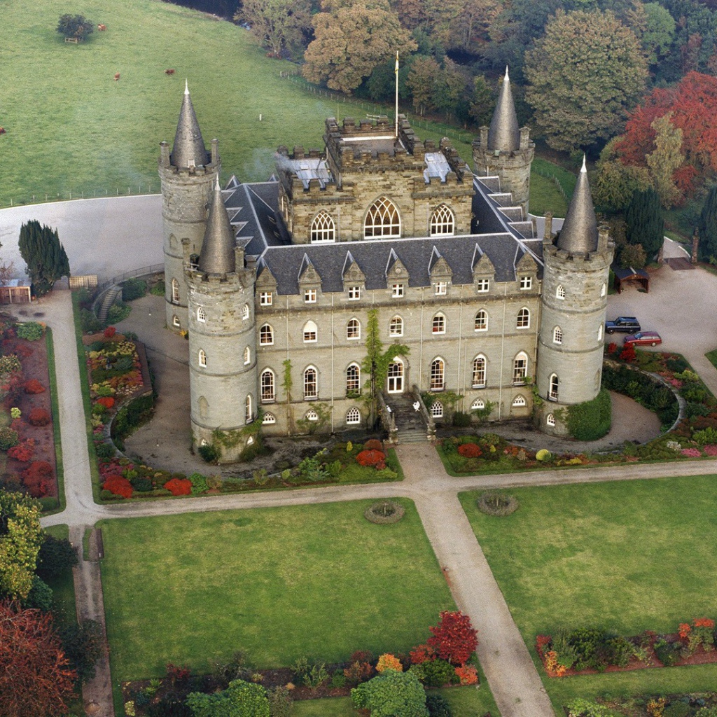 Старинный замок в Шотландии