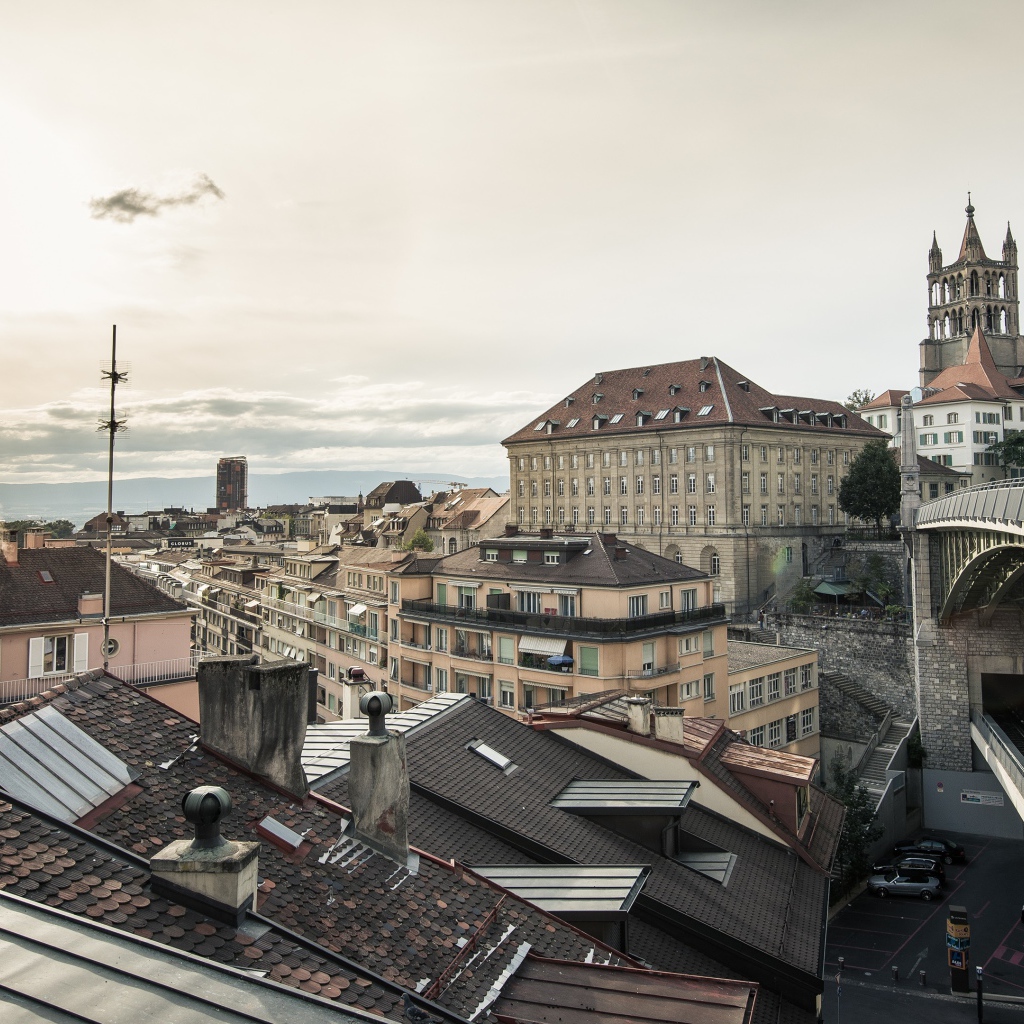 Уютный город в Швейцарии